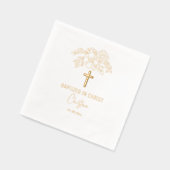 Baptisé dans Christ Floral Cross événement religie (Gauche)