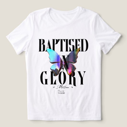 Baptised In Glory Women's  Tri-Blend Shirt (Design voorkant)