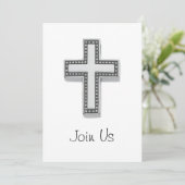 Baptism-aankondiging/uitnodiging Kaart (Staand voorkant)