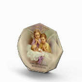 Baptism Baby Baby Praying Angels Fotoblokken (Rechts)