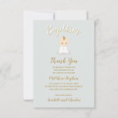 Baptism Baby Boy Kaart (Voorkant)