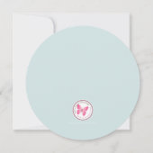 Baptism Baby Boy Kaart (Achterkant)