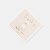 Baptism Baby Girl met Bonnet Servet (Hoek)