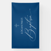 Baptism Blue banner backdrop  (Verticaal)