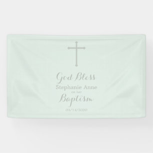 Baptism Blue Opal Delicate Floral Lace Spandoek