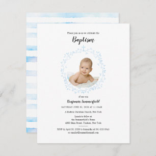 Baptism Christelijk Religieuze Gebeurtenis Baby Fo Kaart