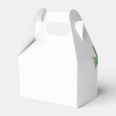 Baptism Christening Cross Greenery Gender Neutral Bedankdoosjes (Achterkant)