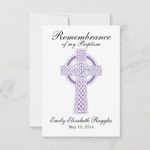 Baptism Christening Prayer Card Kaart