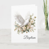 Baptism Dove Kaart (Voorkant)
