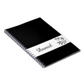 Baptism Dove Notitieboek-Aangepaste naam Notitieboek (Rechterzijde)