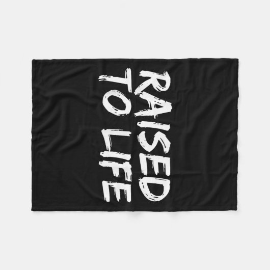 Baptism Gift New Christians Baptismal Quote Raised Fleece Deken (Voorkant (Horizontaal))