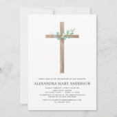 Baptism Greenery Sage Eucalyptus Kaart (Voorkant)