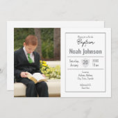 Baptism Invitation (Devant / Derrière)