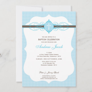 BAPTISM INVITATION :: 8P immaculé