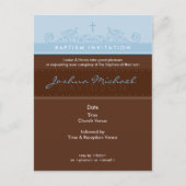 BAPTISM INVITATION :: élégant 3 (Devant)