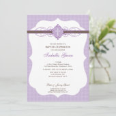 BAPTISM INVITATION :: immaculé 1P (Debout devant)