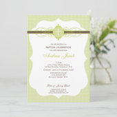 BAPTISM INVITATION :: immaculé 2P (Debout devant)