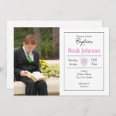 Baptism Invitation Kaart (Voorkant / Achterkant)