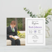 Baptism Invitation Kaart (Staand voorkant)