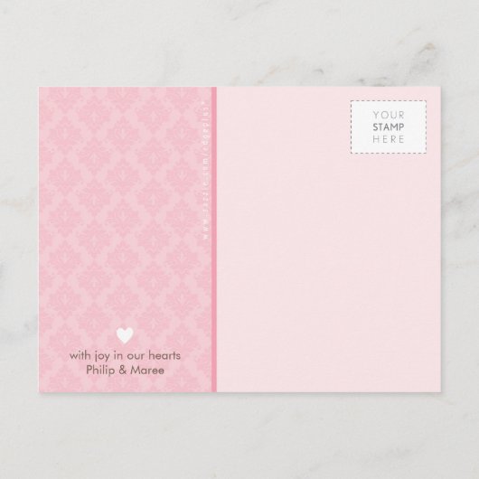 BAPTISM INVITATION :: oh si beau 5 (Dos)