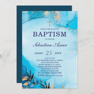 Baptism Invitation Sjabloon Kaart