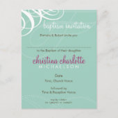 BAPTISM INVITATION :: vogue design 2 (Devant)