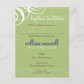 BAPTISM INVITATION :: vogue design 8 (Devant)