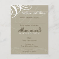 BAPTISM INVITATION :: vogue design 9
