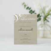 BAPTISM INVITATION :: vogue design 9 (Debout devant)
