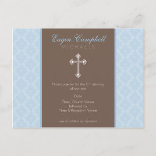 BAPTISM INVITE : oh zo mooi 2 Uitnodiging Briefkaart