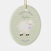 Baptism Lamb Keramisch Ornament (Rechts)