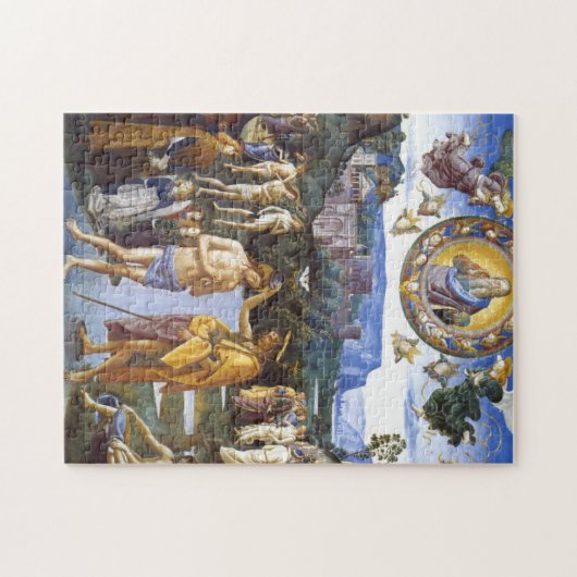 Baptism Of Christ Sistine Chapel - Pietro Perugino Legpuzzel (Horizontaal)