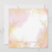 Baptism of Communion uitnodiging (Achterkant)