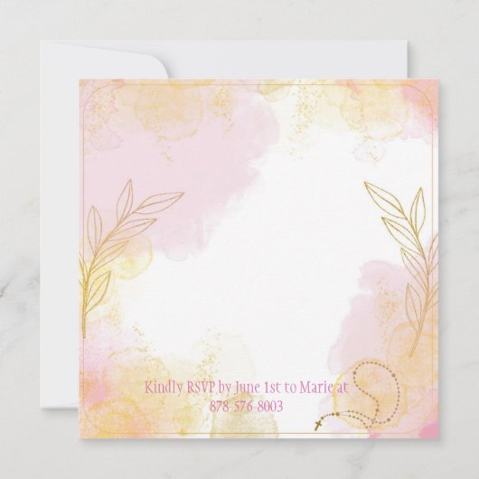 Baptism or Communion invitation  (Dos)