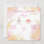 Baptism or Communion invitation  (Devant)