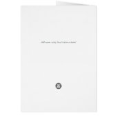 BAPTISM-programma voor 4 pagina's - Floral Cross P (Achterkant)