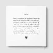 Baptism Round Photo  Gastenboek (Achterkant)