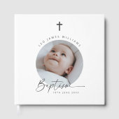 Baptism Round Photo  Gastenboek (Voorkant)