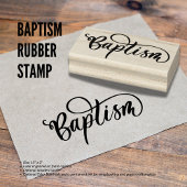 Baptism Rubber Stamp Rubberstempel