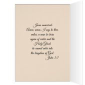 Baptismal  Baby Girl Angel - Uitnodiging (Binnen (Links))