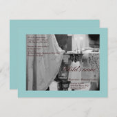 Baptismal Blue Kaart (Voorkant / Achterkant)