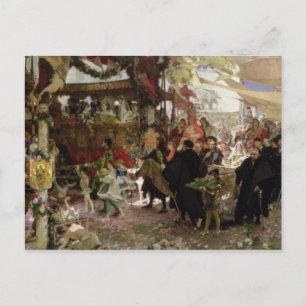 Baptismal Processie van Prins Juan in Sevilla Briefkaart