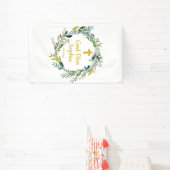 Baptisme Backdrop Decorations Girl Boy God Bless Spandoek (Insitu)