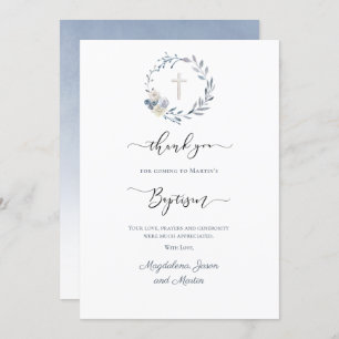 Baptisme bedankt voor je kaart