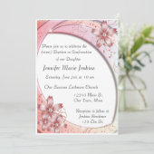 Baptisme, Bevestigingsceremonie Uitnodiging (Staand voorkant)