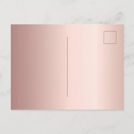 Baptisme blush eucalyptus gold glitter uitnodiging briefkaart (Achterkant)