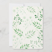 Baptisme - Botanische uitnodiging (Achterkant)