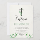 Baptisme - Botanische uitnodiging (Voorkant)