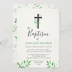 Baptisme - Botanische uitnodiging