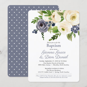 Baptisme-ceremonie en -ontvangst - Meisje, Jongen Kaart